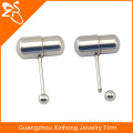 cheap wholesale body piercing jewelry magnetic vibrating pill slave tongue rings